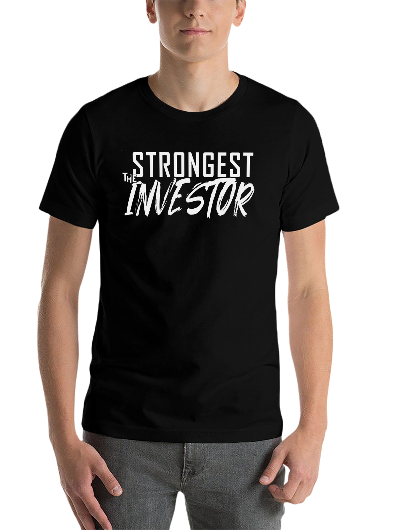 Strongest Investor Graphic Tee - Black