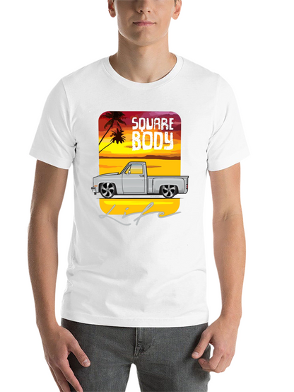 Square Body Life Black Graphic T-Shirt