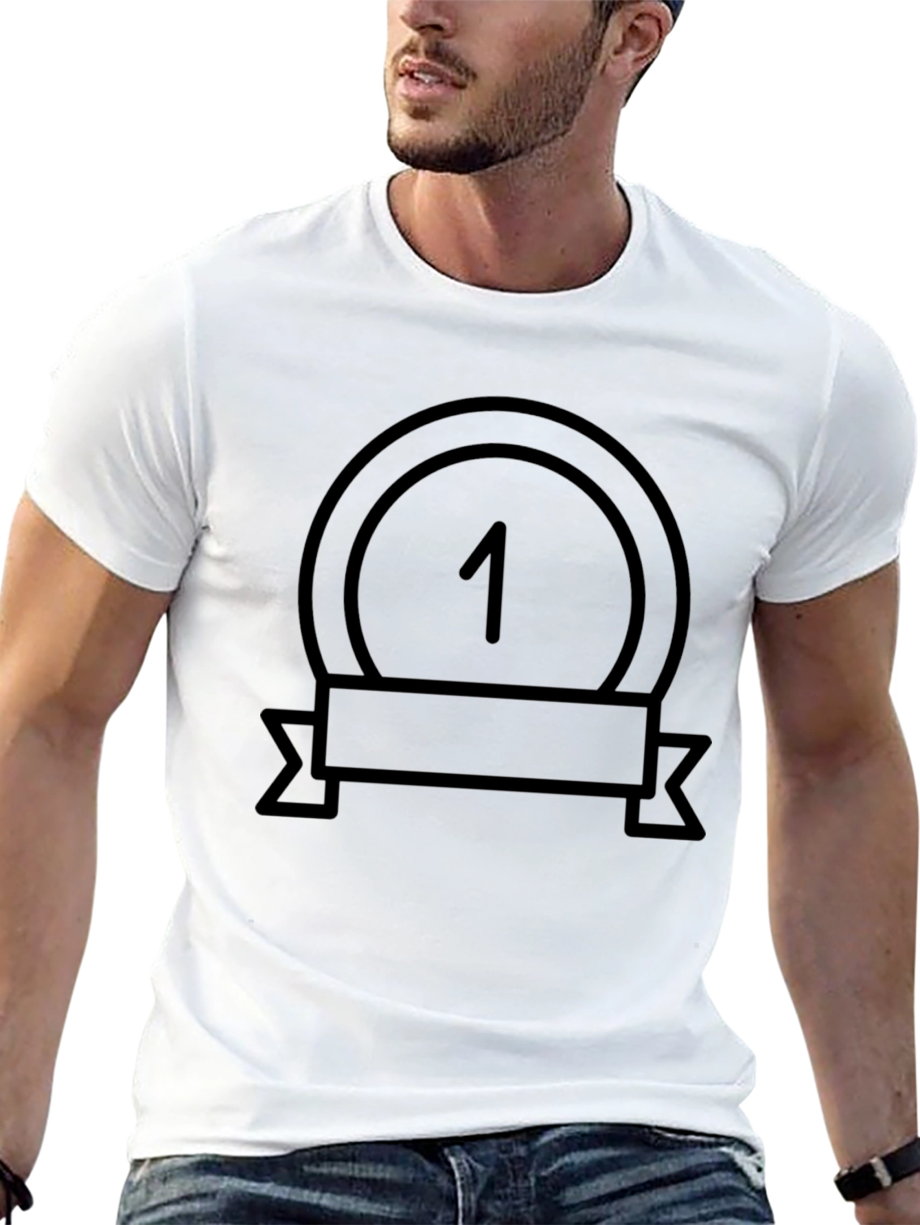 Number One Medal Graphic T-Shirt