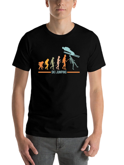 Ski Jumping Evolution Graphic Tee