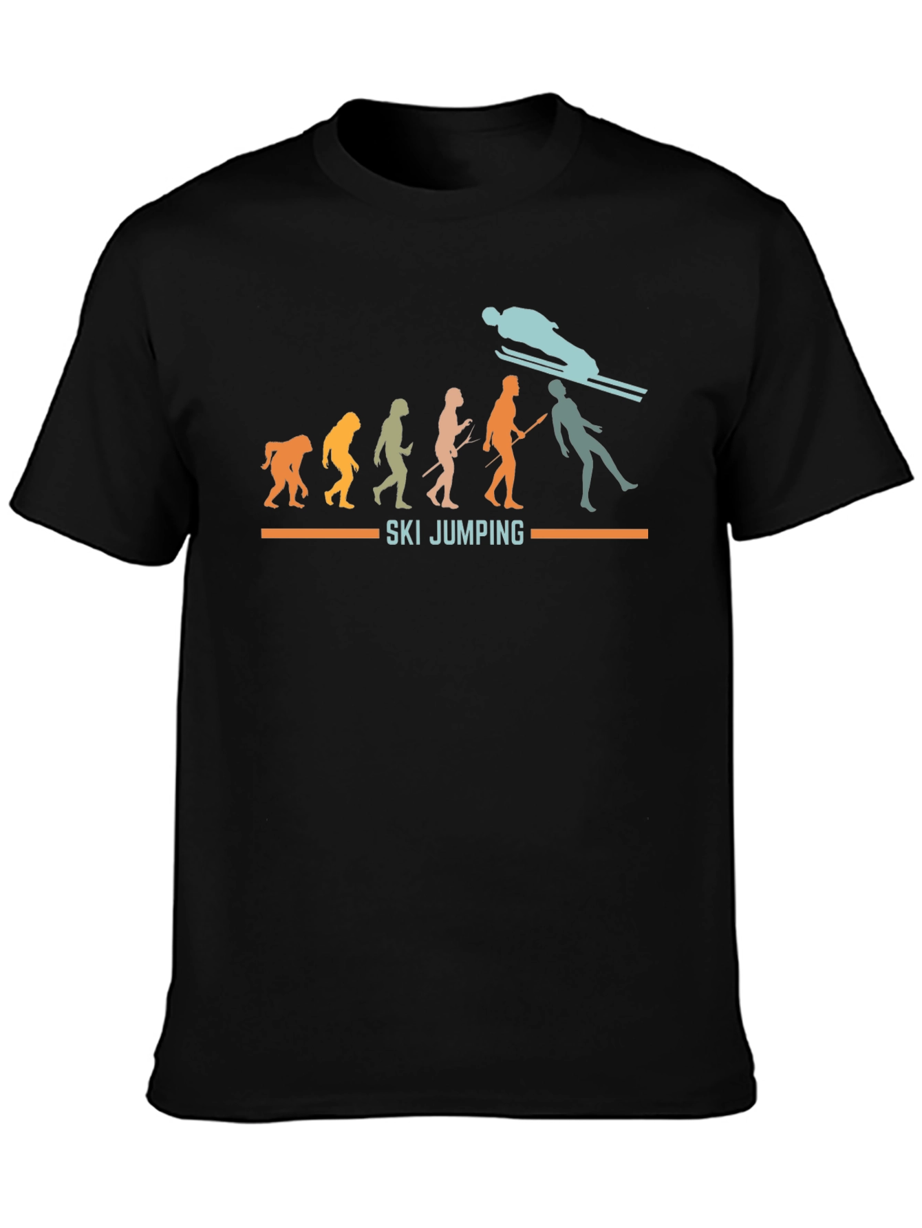 Ski Jumping Evolution Graphic Tee
