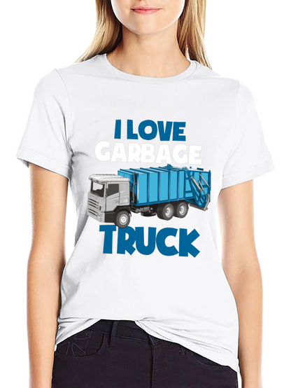 I Love Garbage Truck T-Shirt