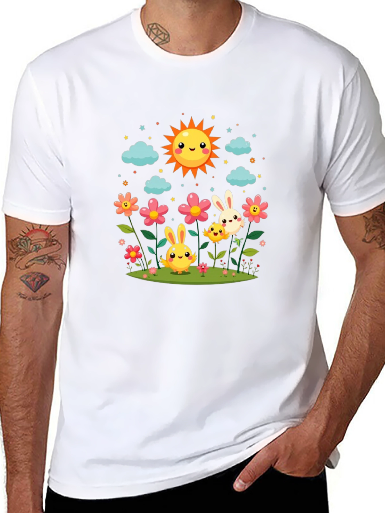 Cute Cartoon Easter T-Shirt