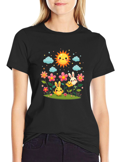 Cute Cartoon Easter T-Shirt