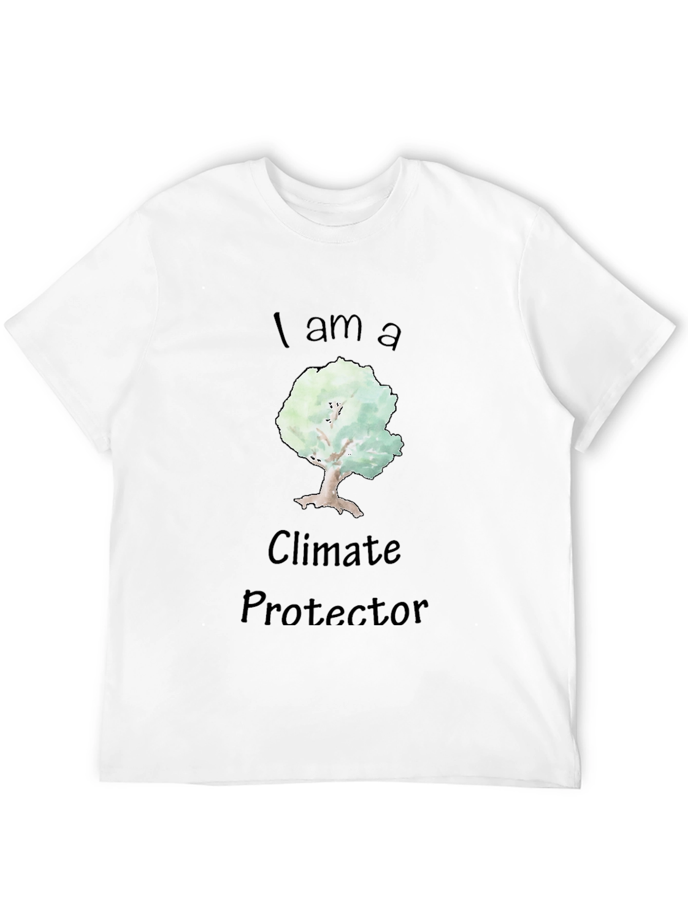 Climate Protector Tree Graphic Black T-Shirt