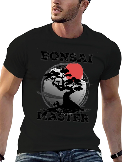 Bonsai Master T-Shirt - Artistic Tree Design