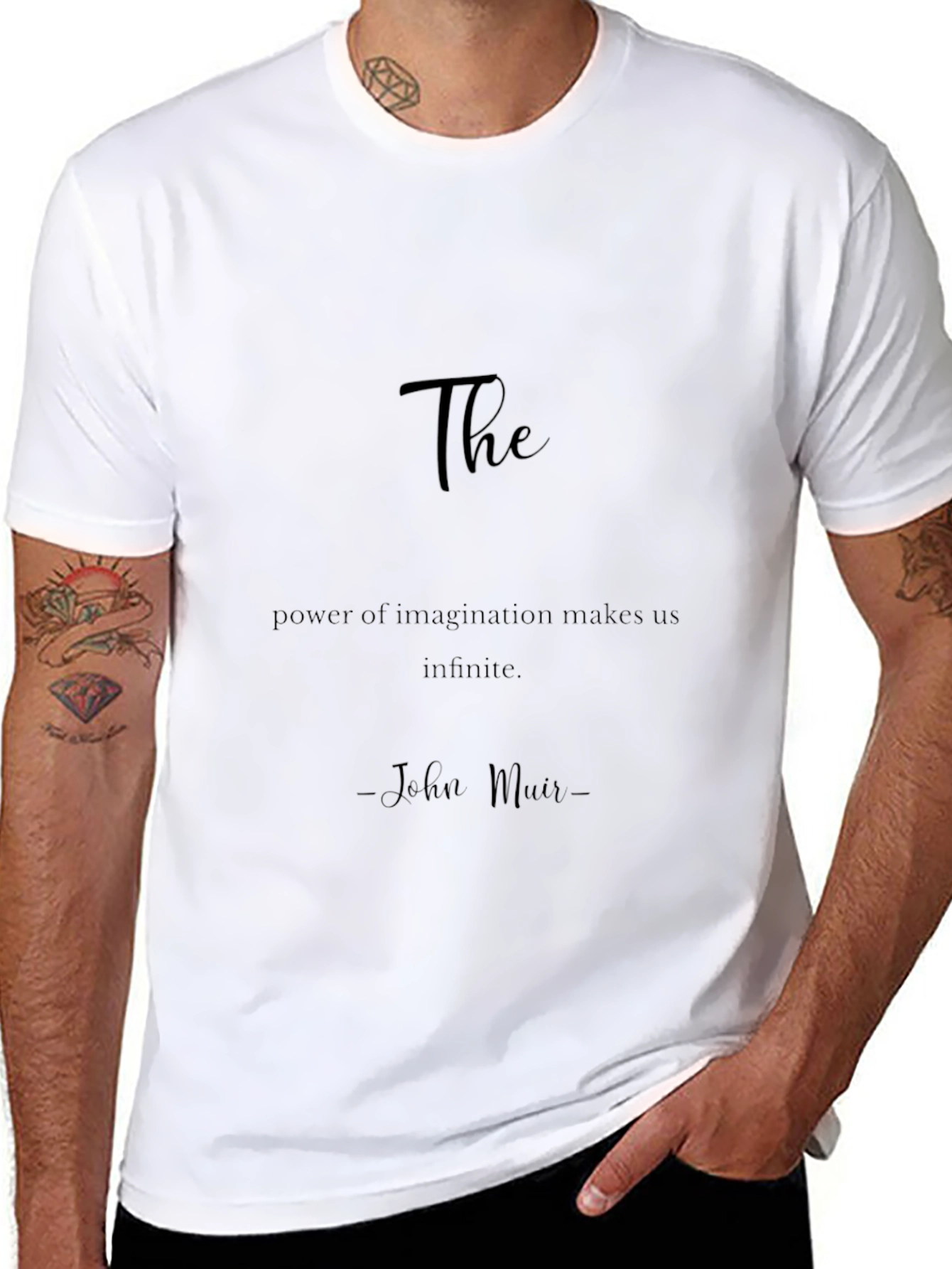 Inspirational Quote Black T-Shirt