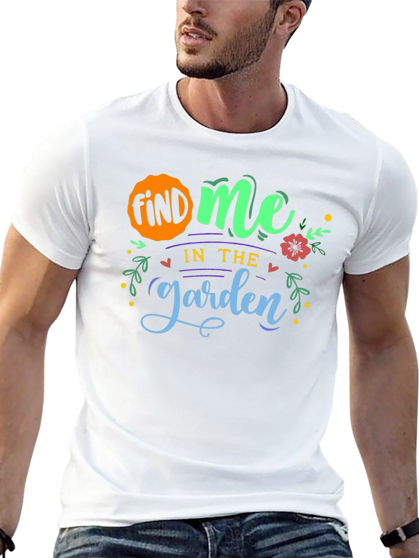 Find Me In The Garden T-Shirt - Black