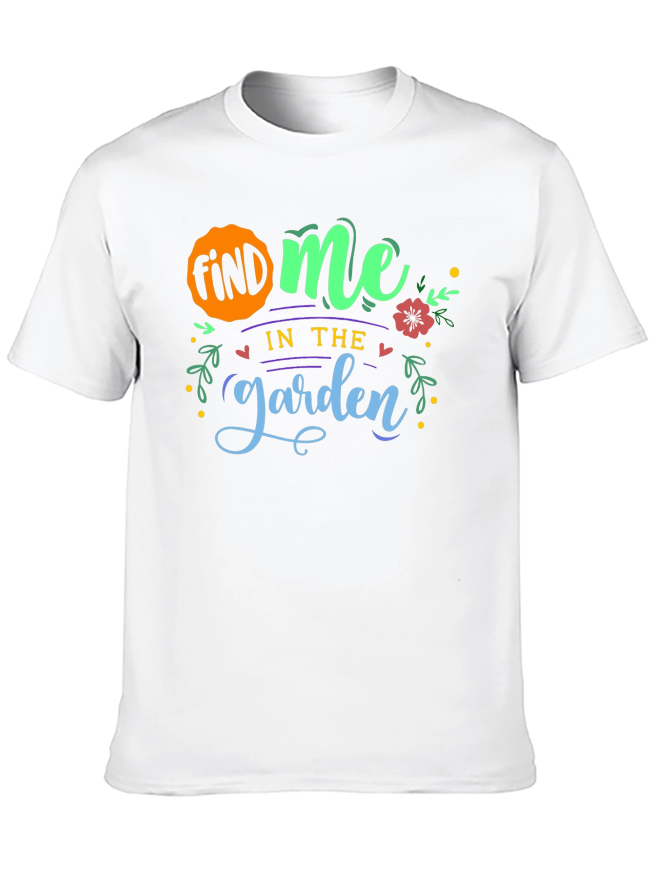 Find Me In The Garden T-Shirt - Black