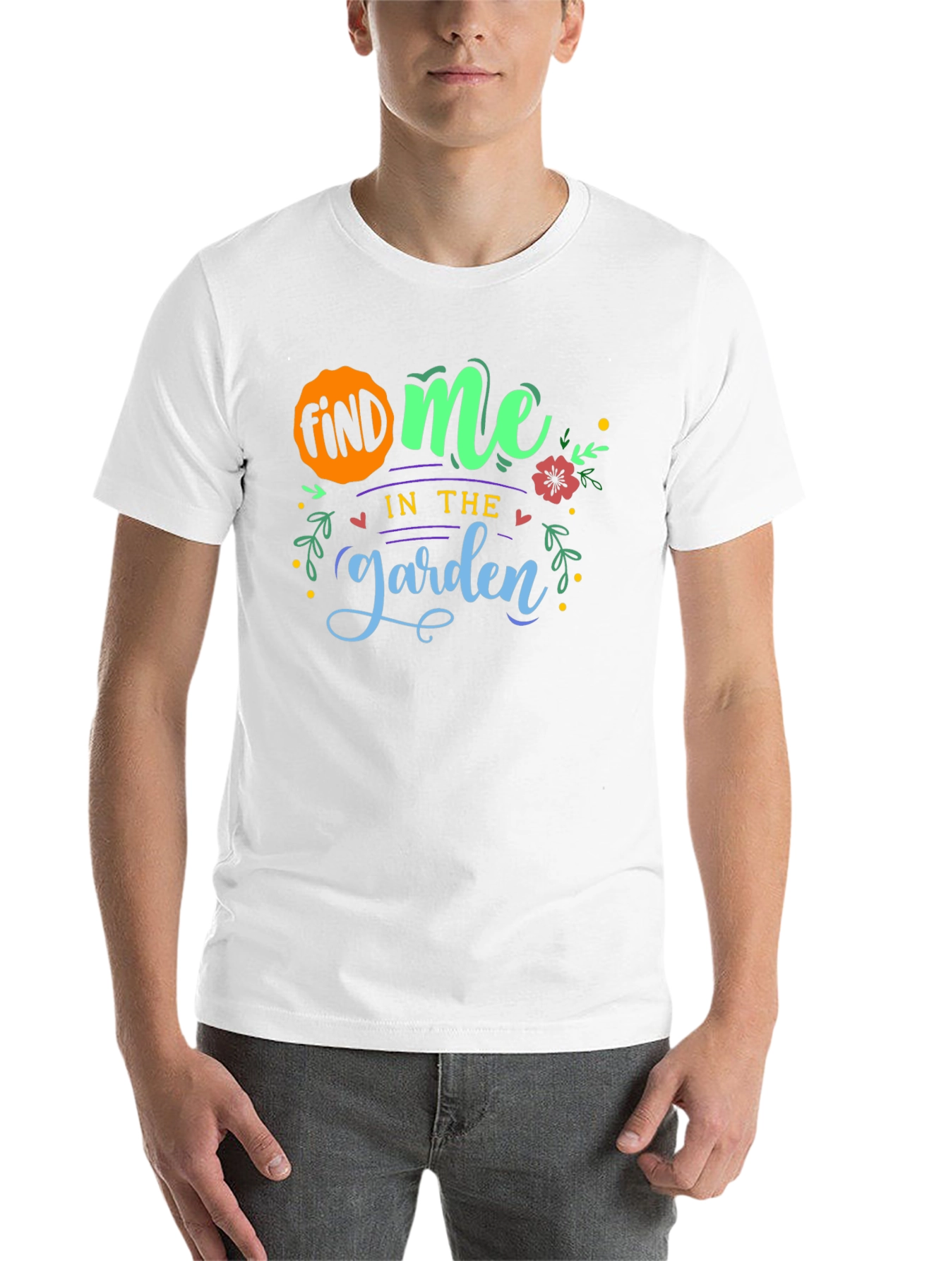 Find Me In The Garden T-Shirt - Black