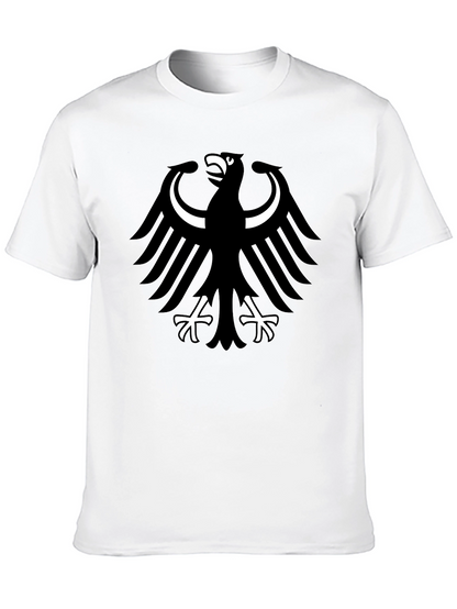Black T-Shirt with Eagle Graphic