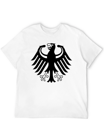 Black T-Shirt with Eagle Graphic