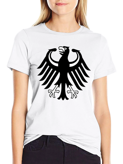 Black T-Shirt with Eagle Graphic
