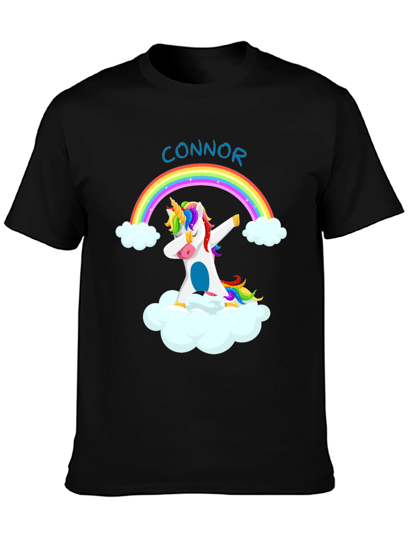 Unicorn Rainbow Dab Personalized T-Shirt