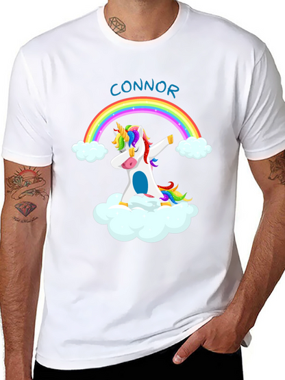 Unicorn Rainbow Dab Personalized T-Shirt