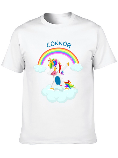 Unicorn Rainbow Dab Personalized T-Shirt