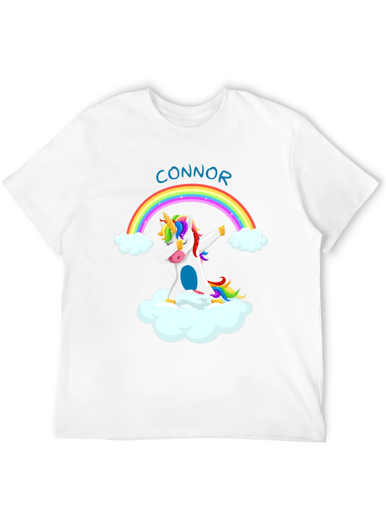 Unicorn Rainbow Dab Personalized T-Shirt