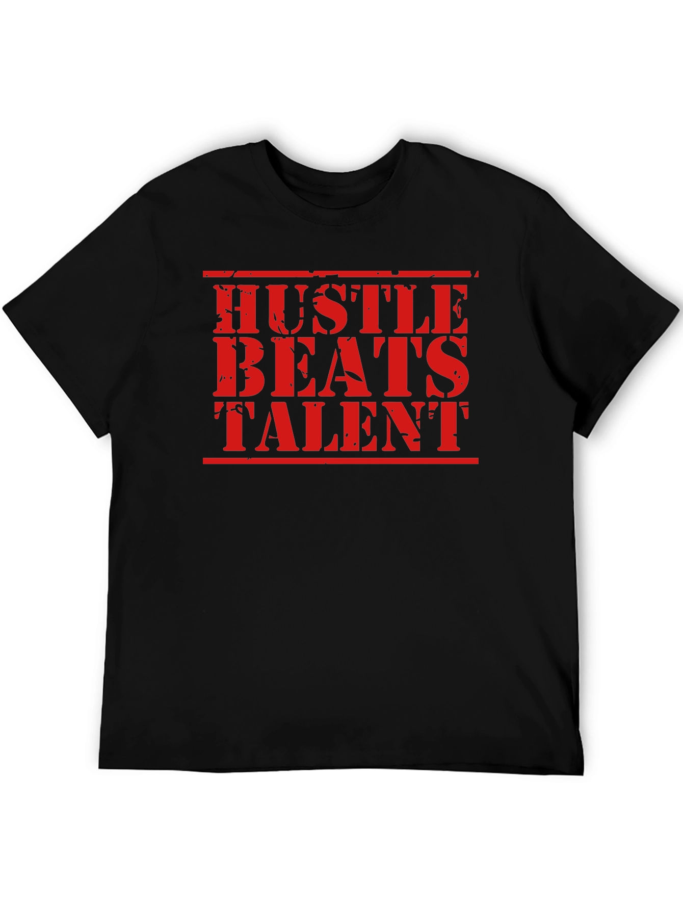 Hustle Beats Talent Graphic T-Shirt