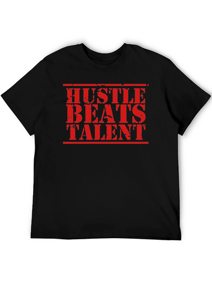 Hustle Beats Talent Graphic T-Shirt