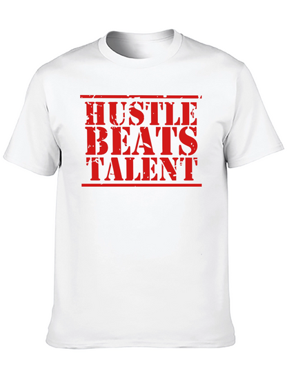 Hustle Beats Talent Graphic T-Shirt