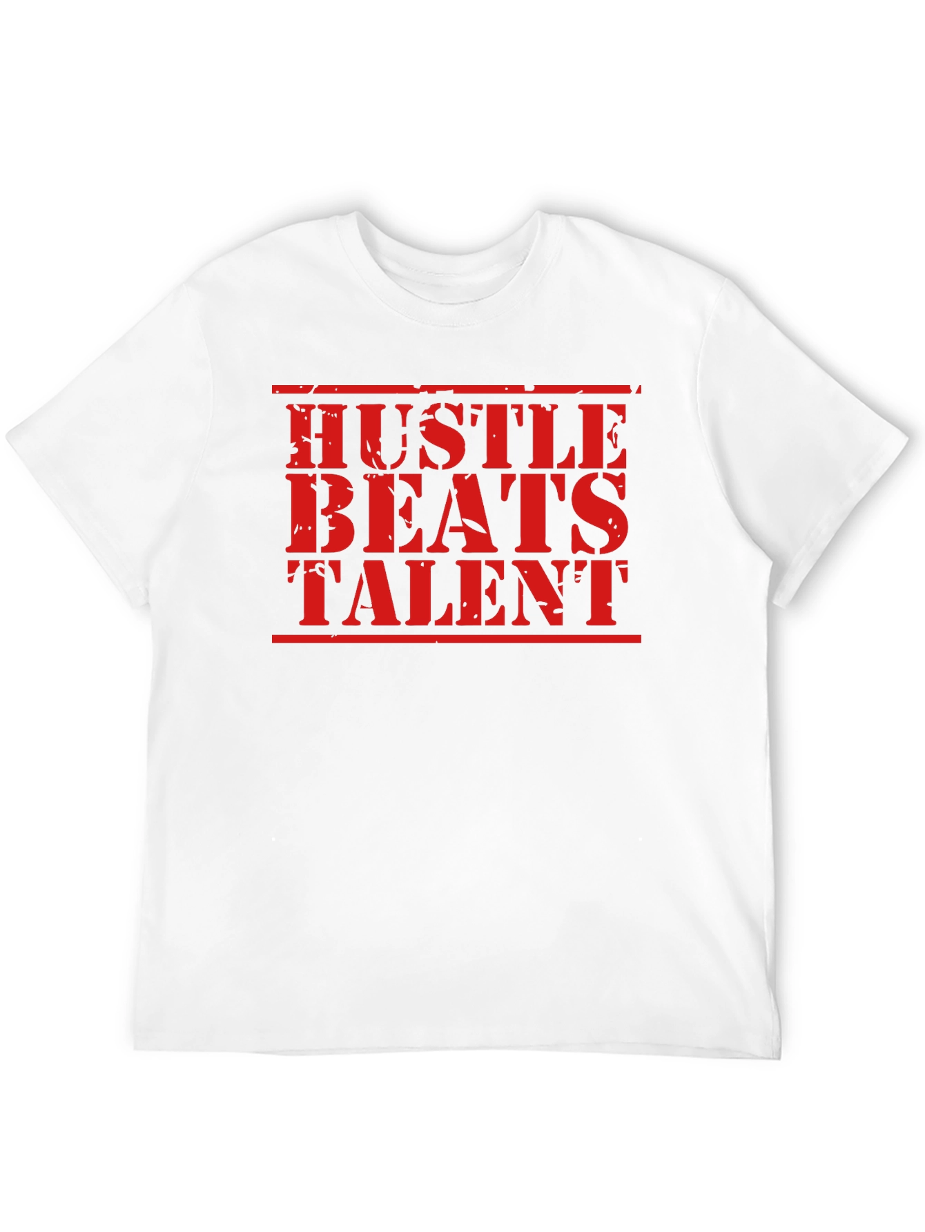 Hustle Beats Talent Graphic T-Shirt
