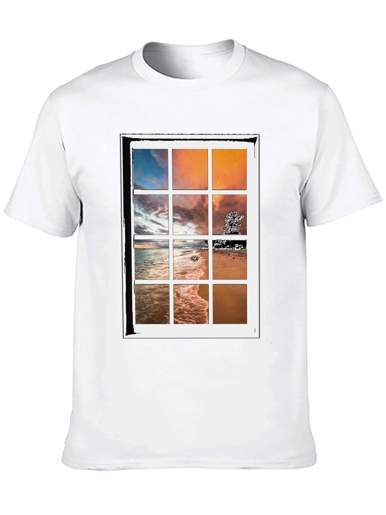 Coastal View T-Shirt: Window to Paradise