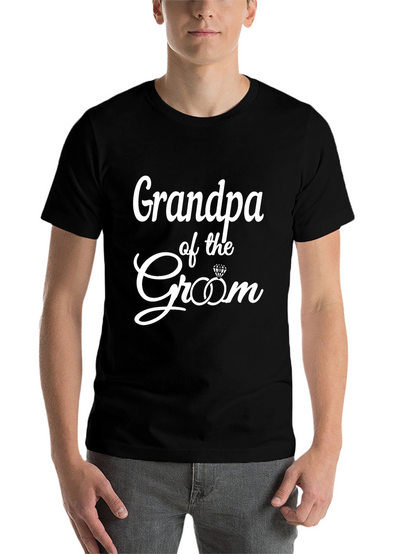 Grandpa of the Groom T-Shirt - Wedding Party Apparel