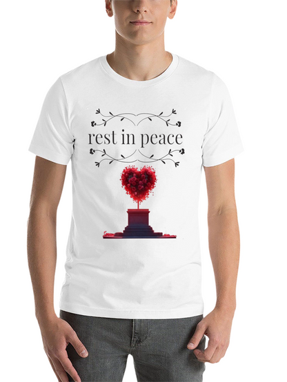 Rest In Peace Heart Memorial T-Shirt