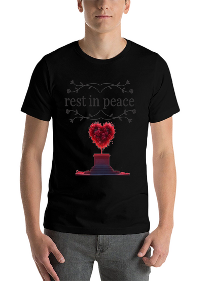 Rest In Peace Heart Memorial T-Shirt