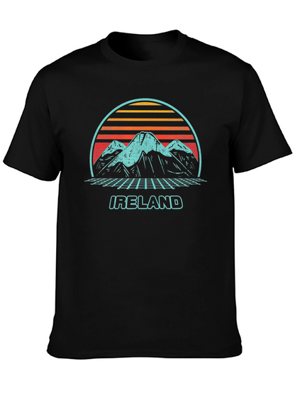 Retro Ireland Mountains T-Shirt