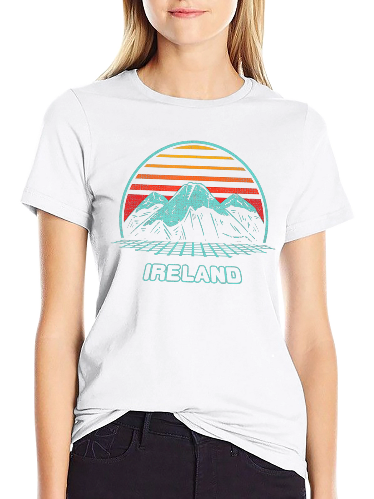 Retro Ireland Mountains T-Shirt