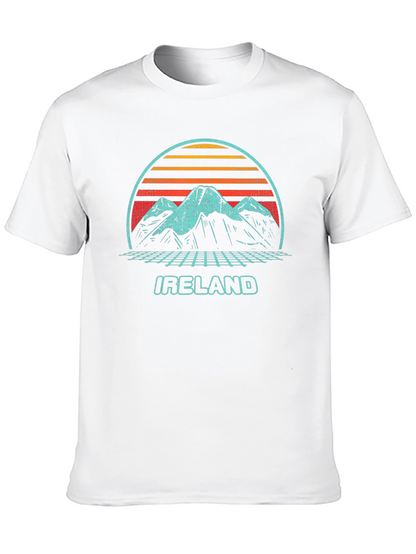 Retro Ireland Mountains T-Shirt