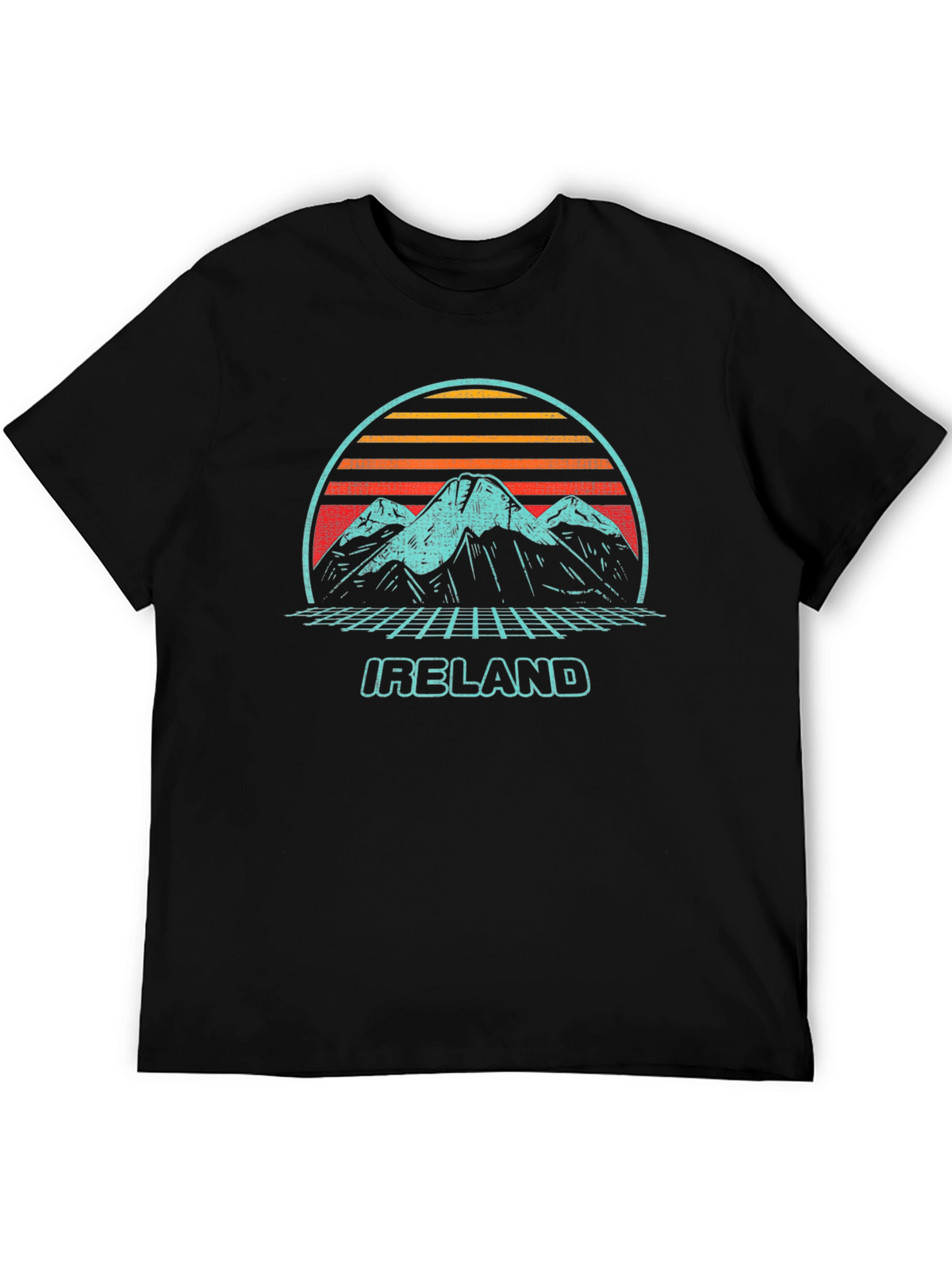 Retro Ireland Mountains T-Shirt