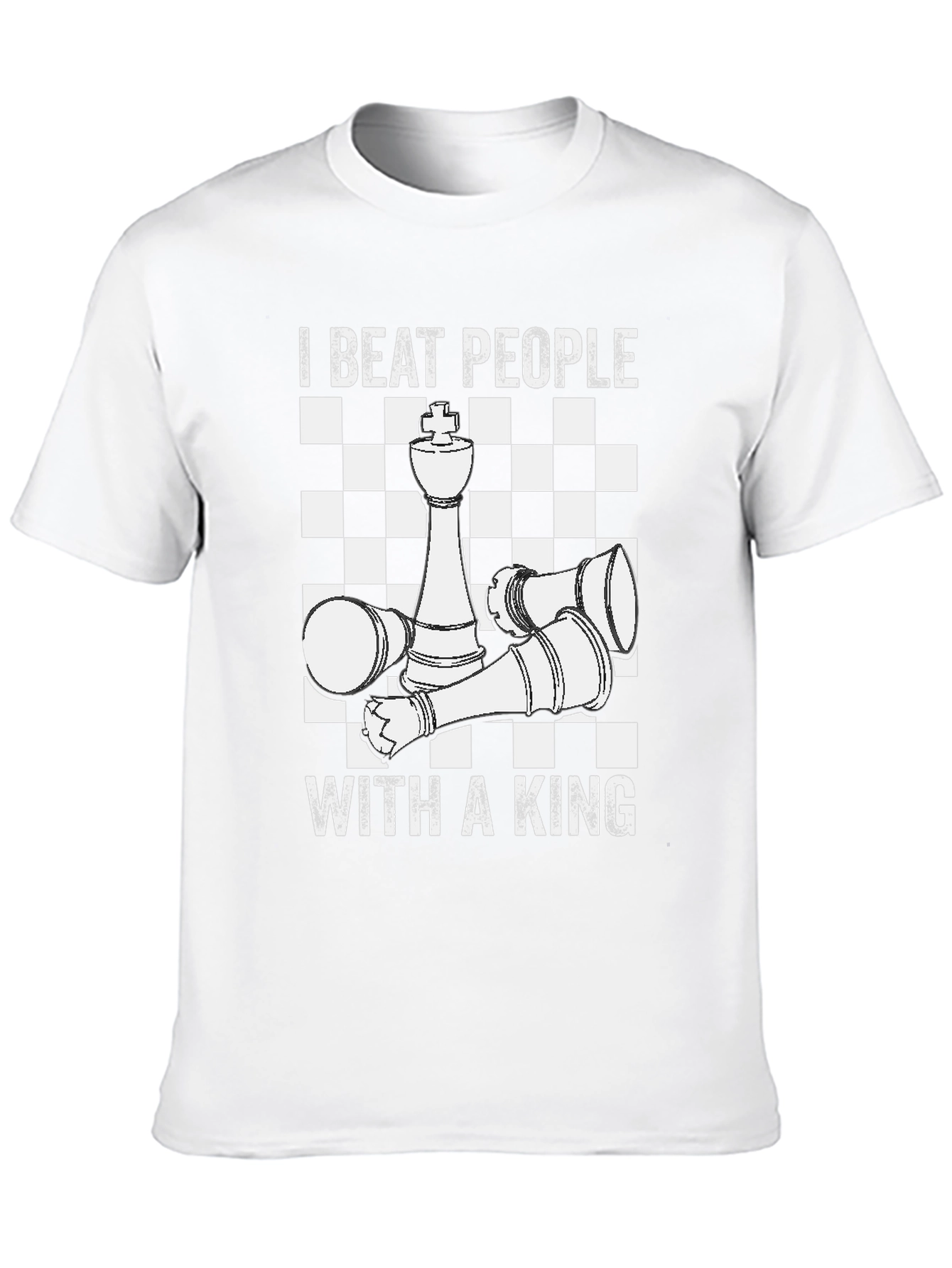 Chess King T-Shirt - I Beat People