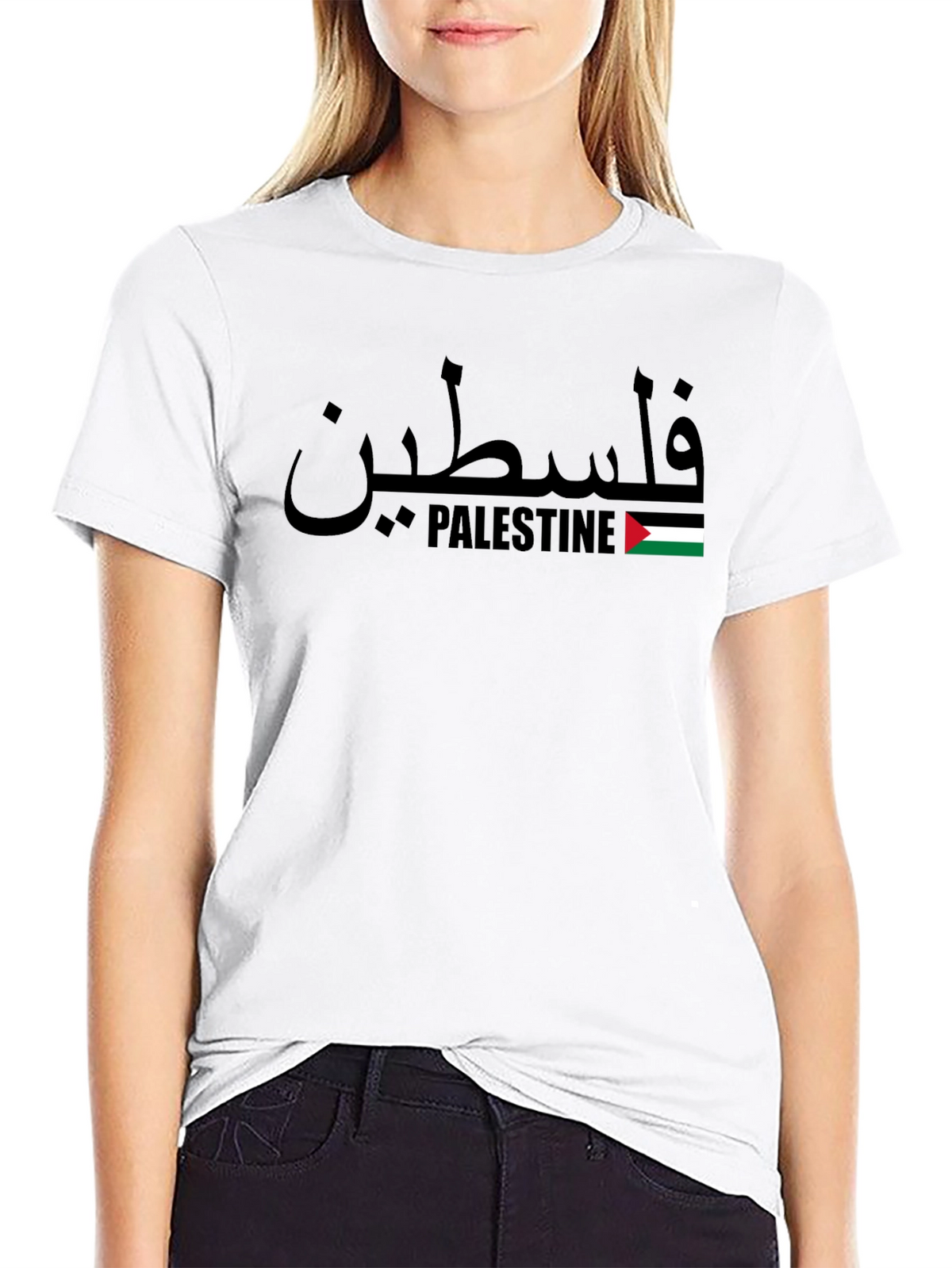 Palestine Flag Graphic T-Shirt