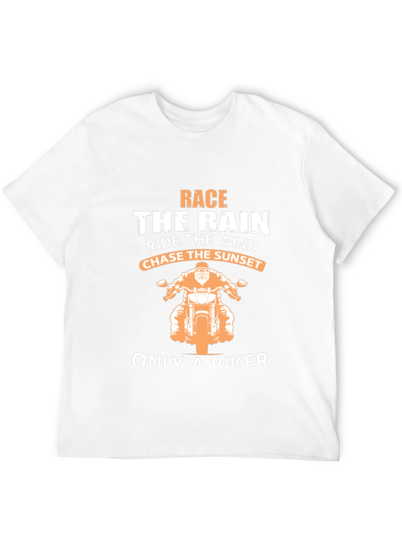 Biker T-Shirt: Race The Rain