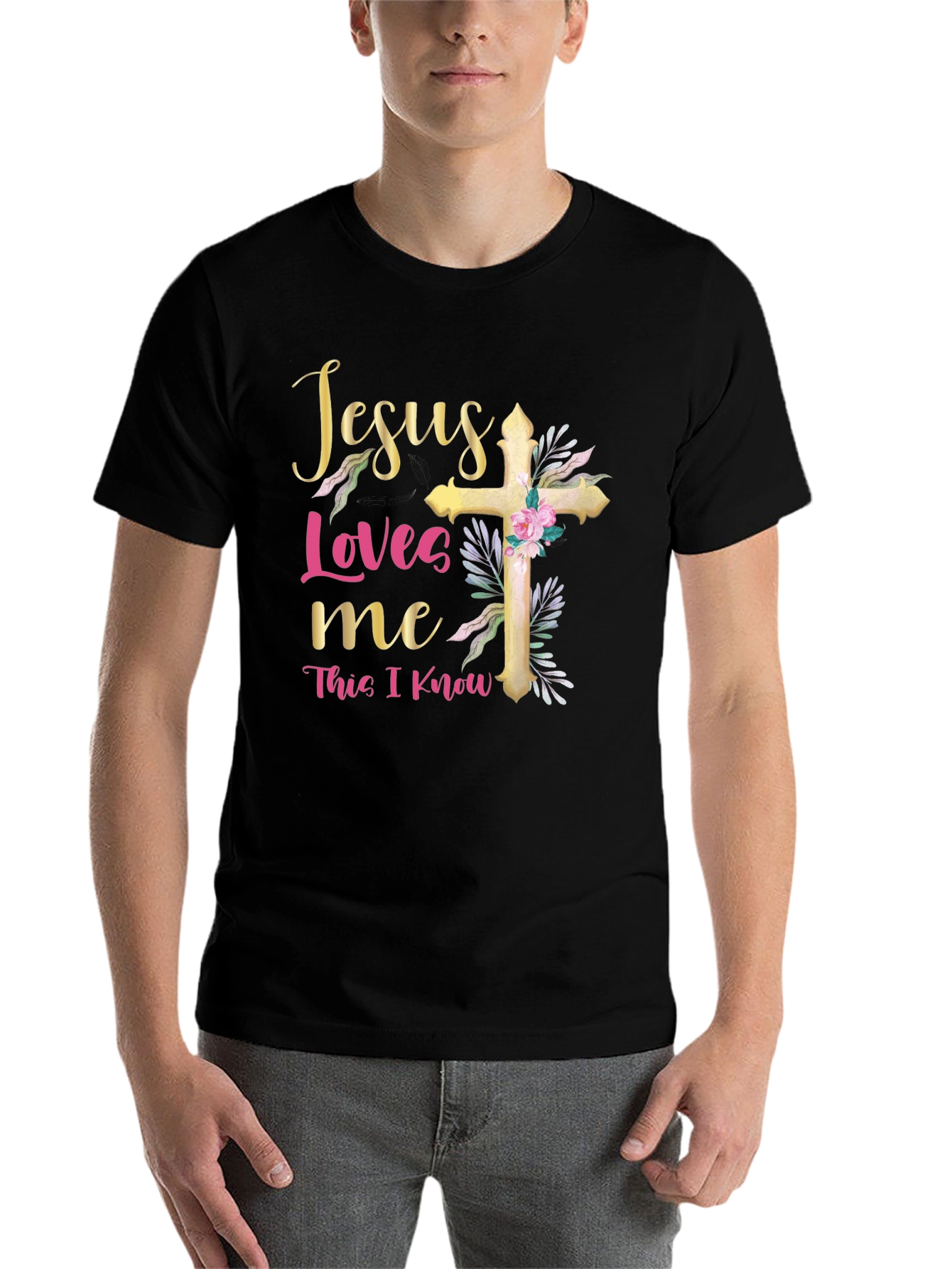 Jesus Loves Me Graphic T-Shirt