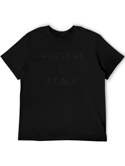 Pottery Is Peace - Crew Neck Tee