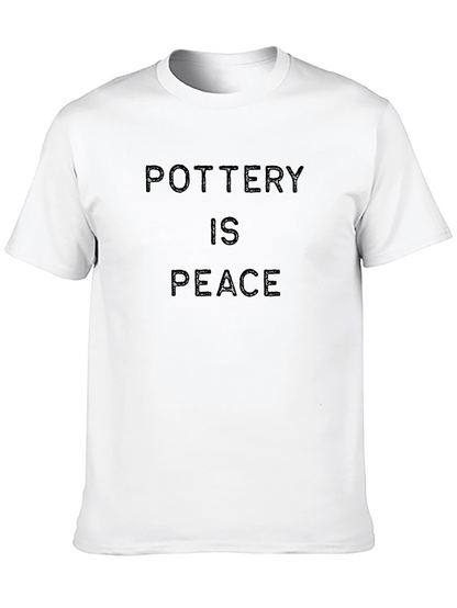 Pottery Is Peace - Crew Neck Tee