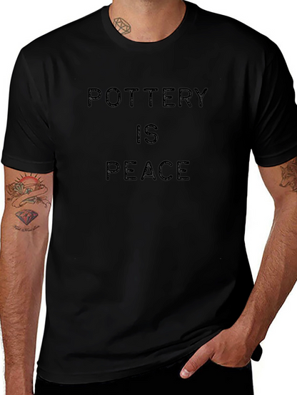 Pottery Is Peace - Crew Neck Tee