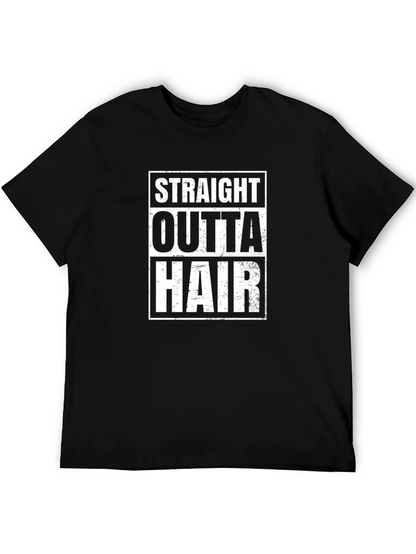 Straight Outta Hair Funny Graphic T-Shirt