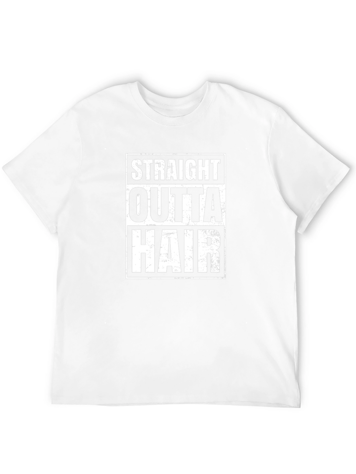 Straight Outta Hair Funny Graphic T-Shirt