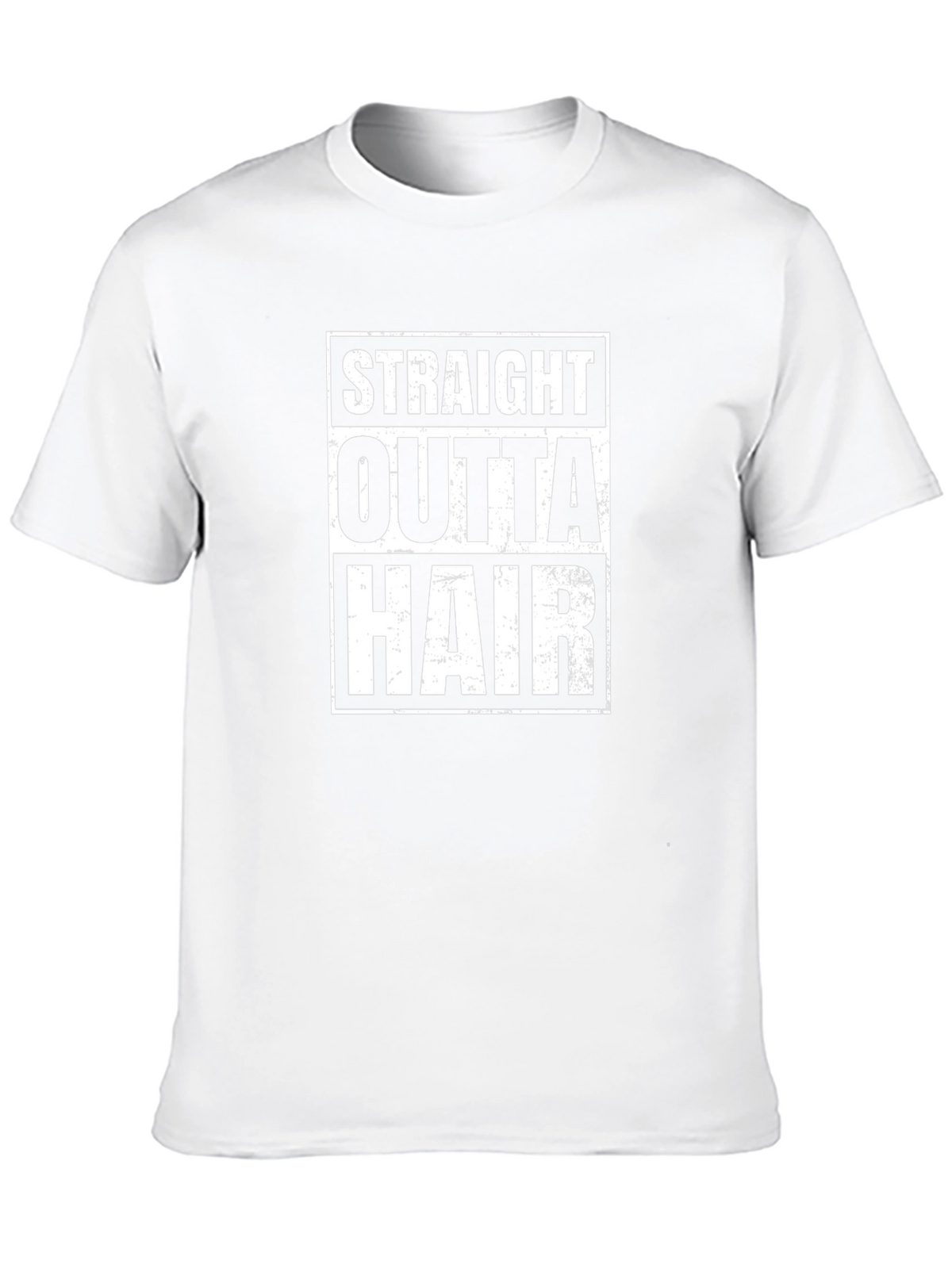 Straight Outta Hair Funny Graphic T-Shirt