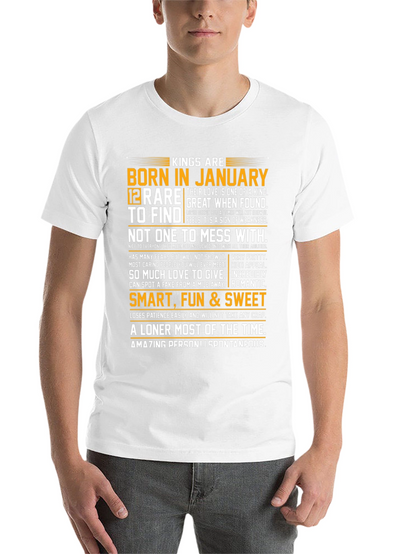 Kings Born in January Graphic Tee