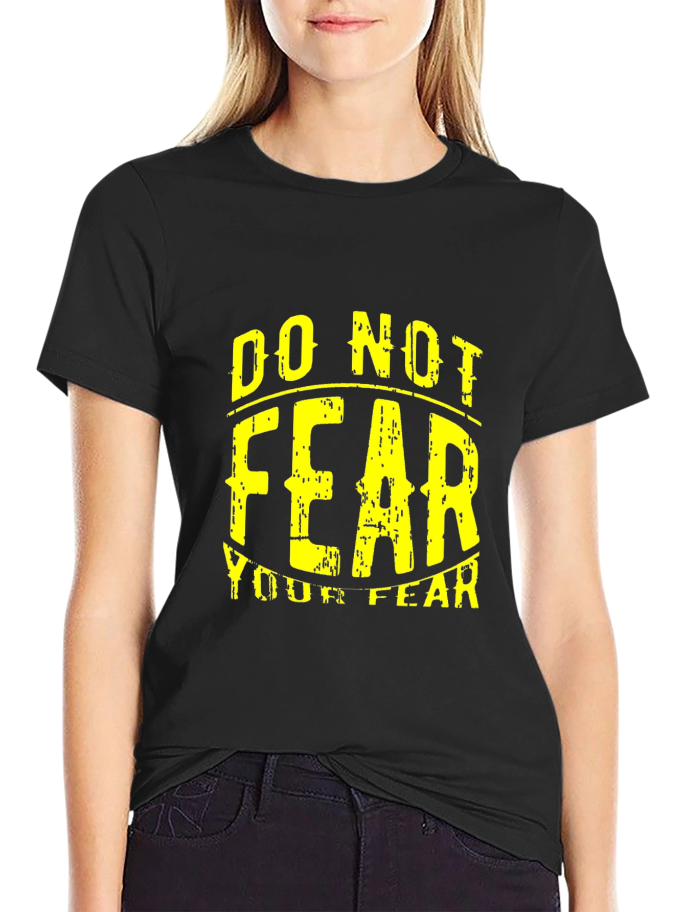 Do Not Fear Graphic T-Shirt - Black