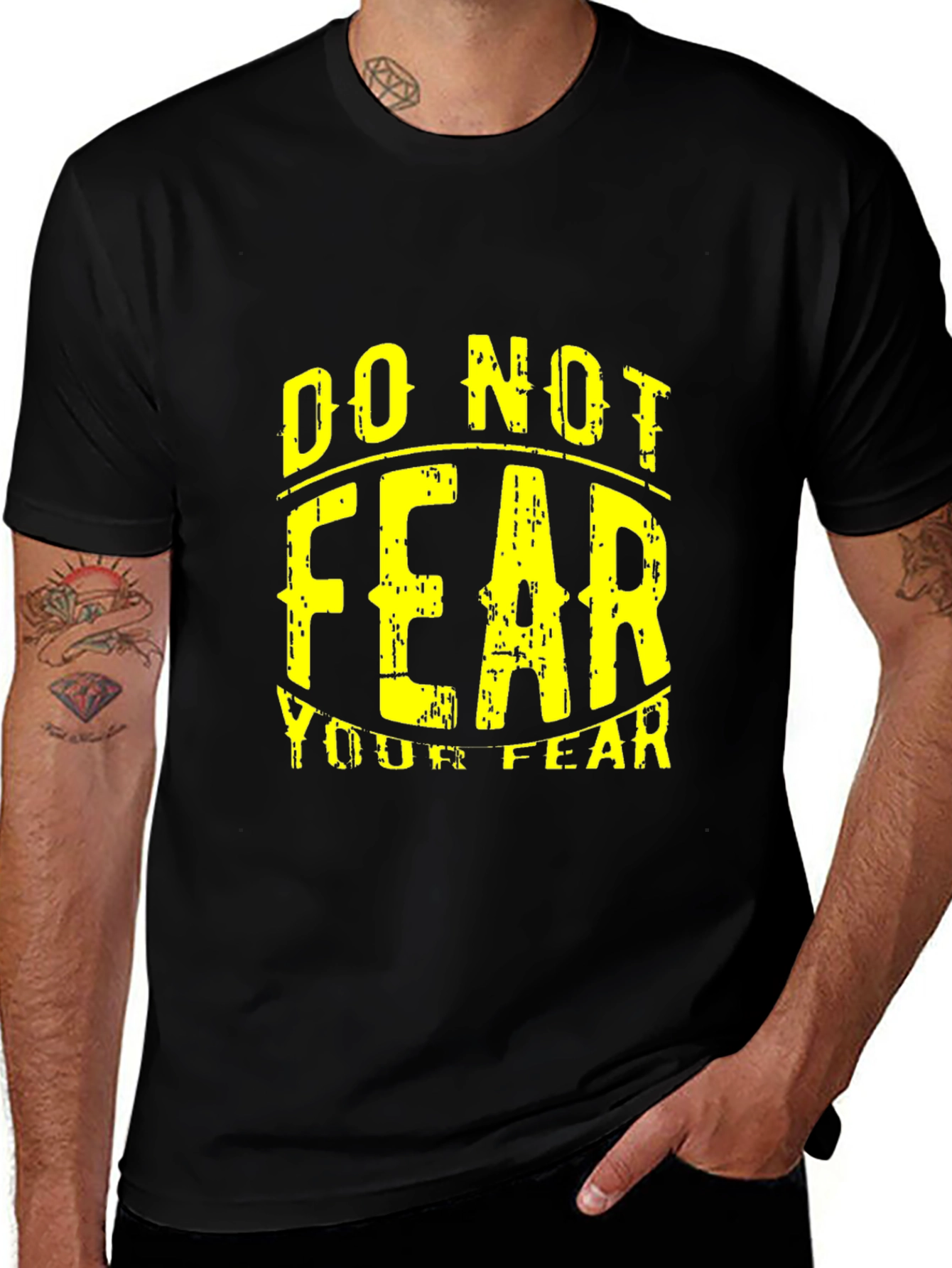 Do Not Fear Graphic T-Shirt - Black