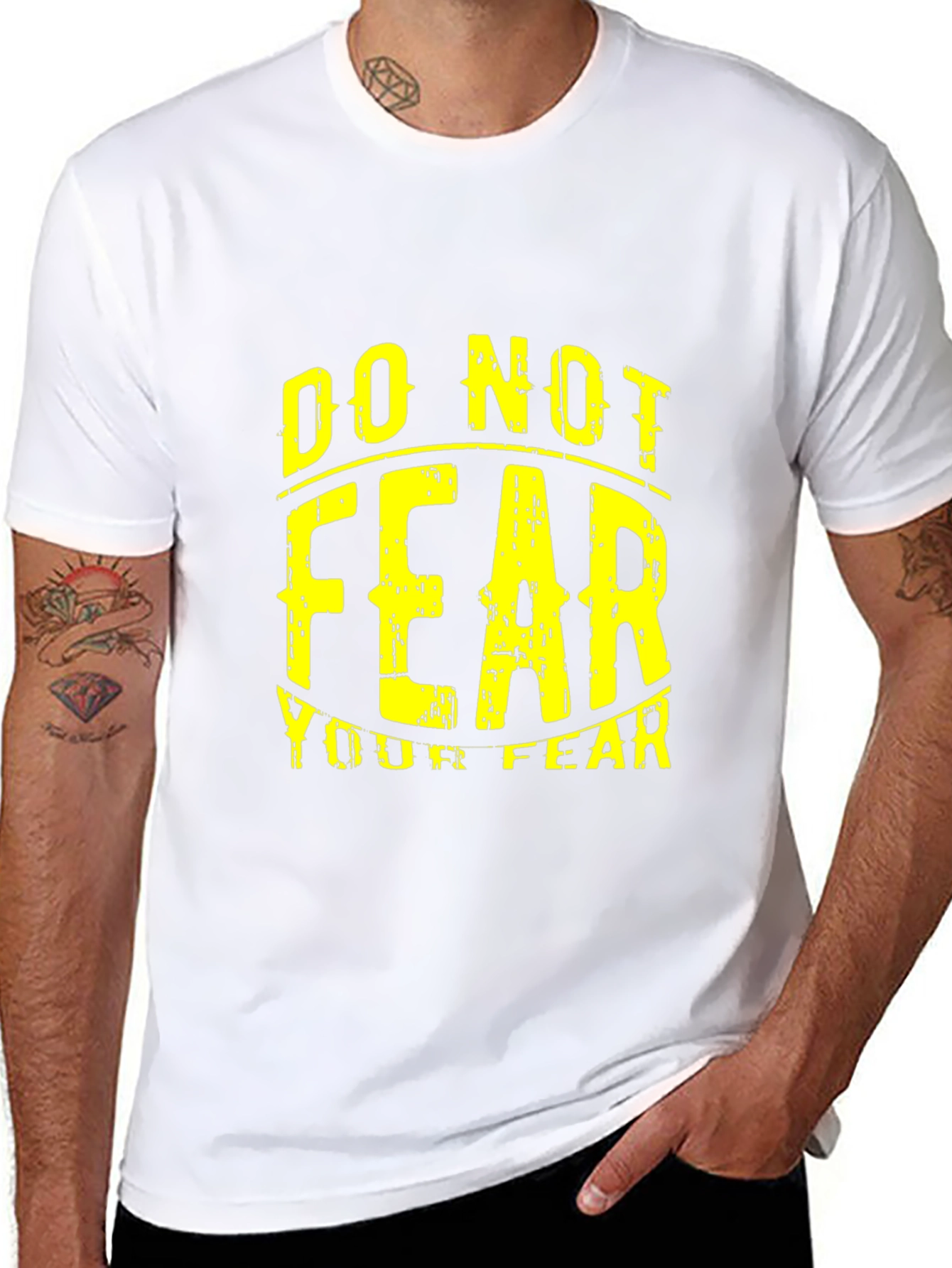 Do Not Fear Graphic T-Shirt - Black