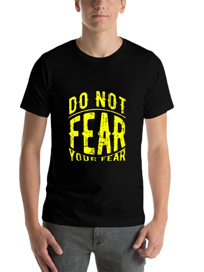 Do Not Fear Graphic T-Shirt - Black