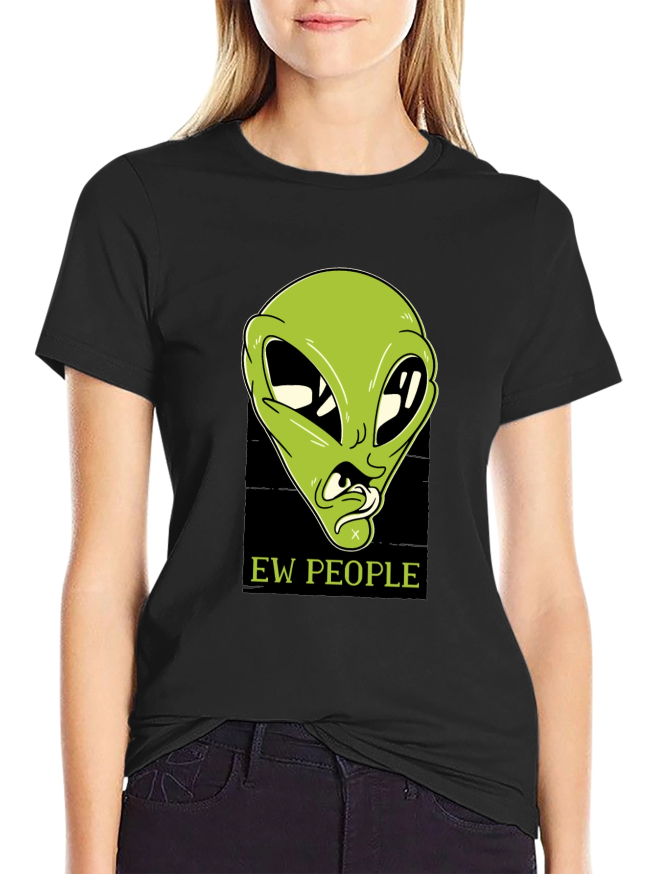 Ew People Alien Graphic T-Shirt