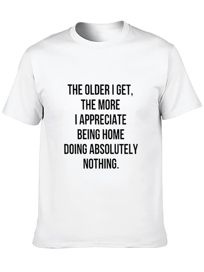 Funny Doing Nothing Graphic Tee